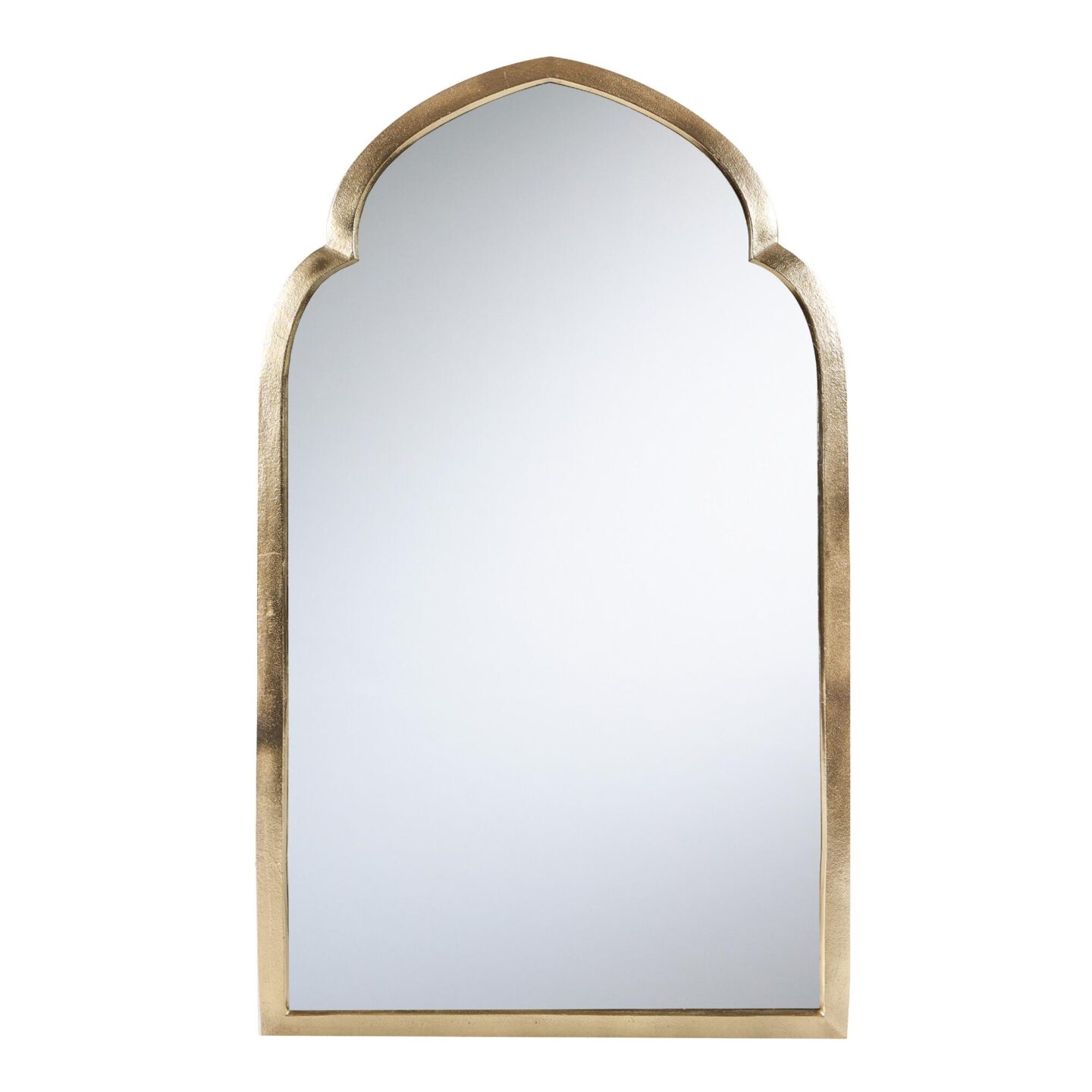Gold Metal Mehrab Wall Mirror