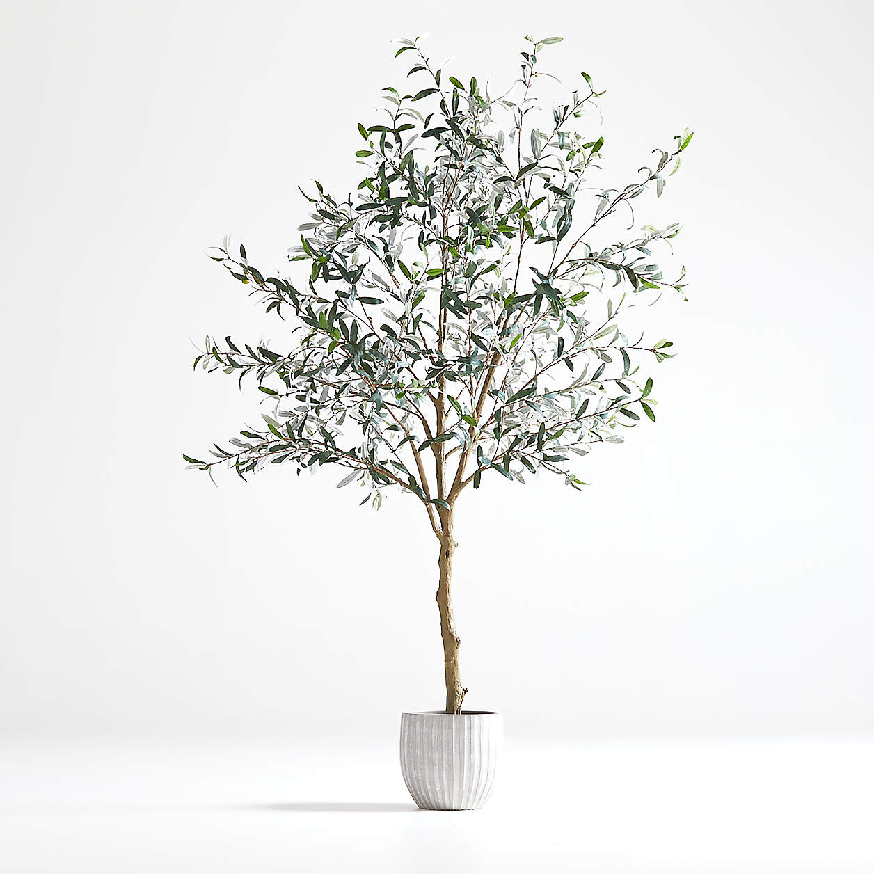 Faux Olive Tree in Pot 7'